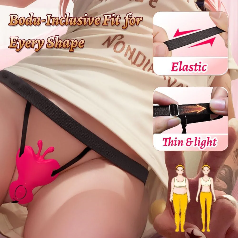 FlutterThrust Hands-Free Butterfly Panty Vibrator - Image 4