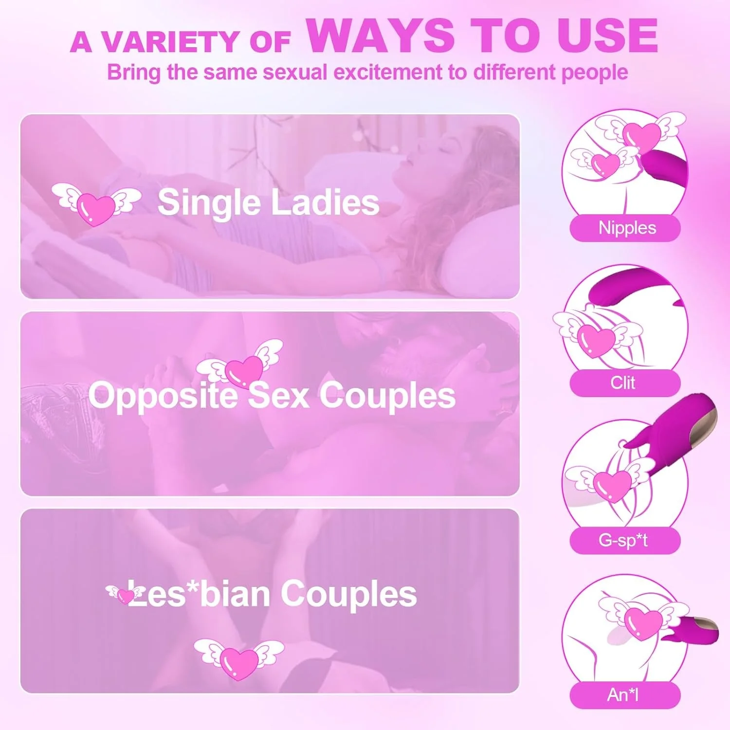 FlutterTongue Tongue Licking Rabbit Vibrator 12+12 Modes - Image 6