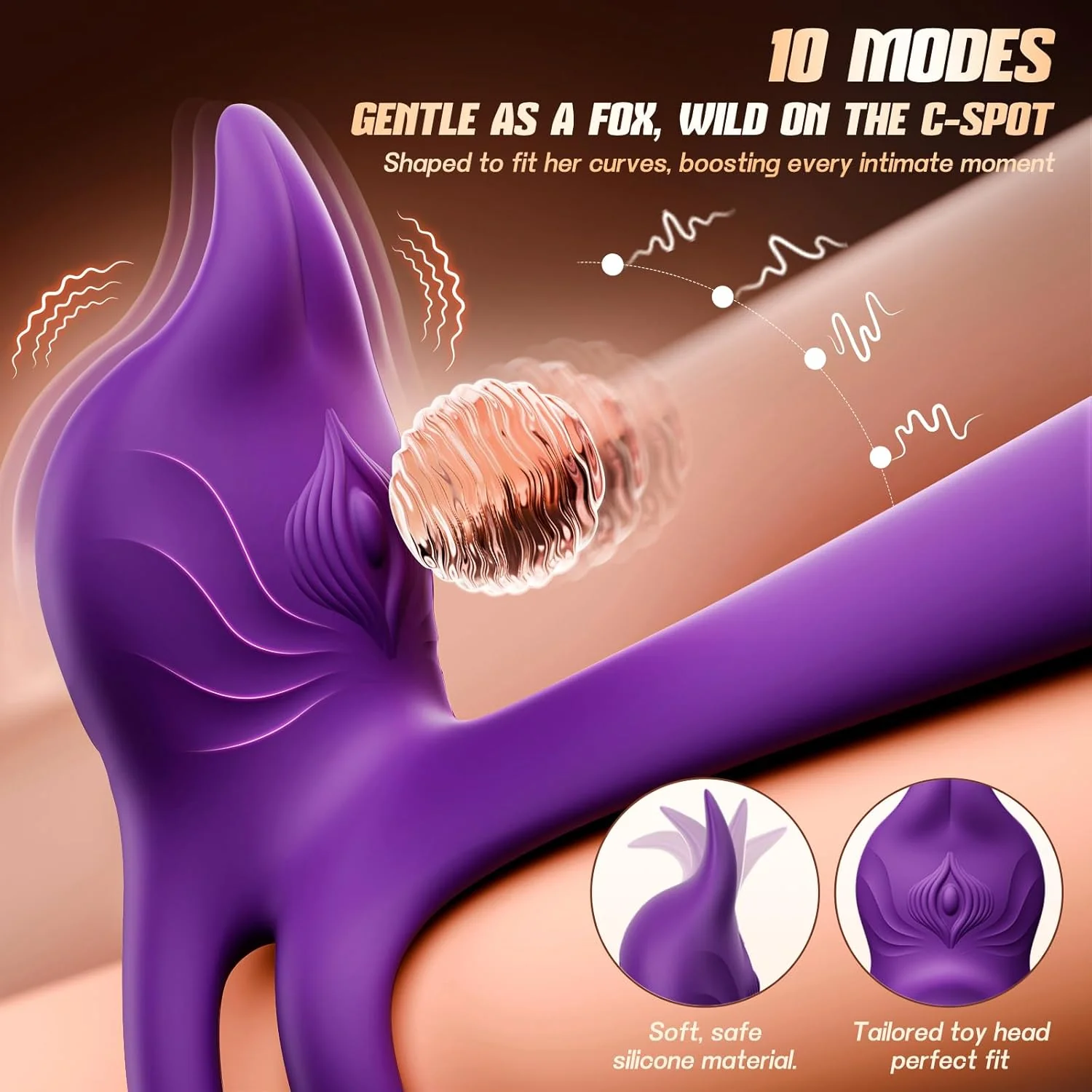 FoxPulse Couples Vibrating Cock Ring - Image 5