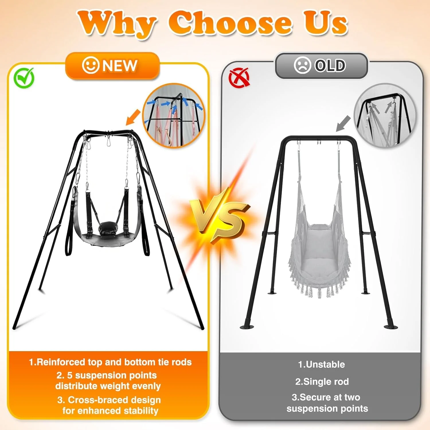 FreeStand Heavy-Duty Sex Swing Stand & Swing Set - Image 6