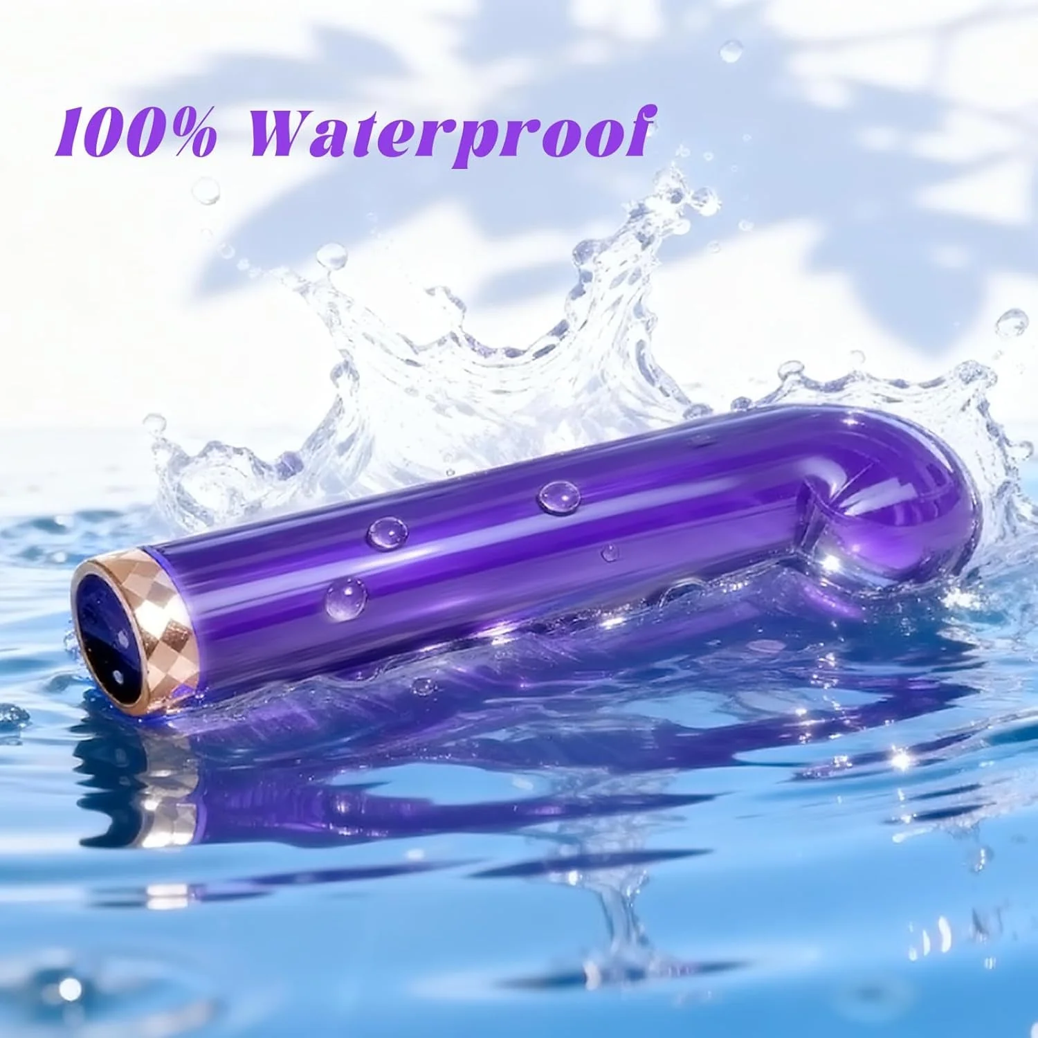 FrostedArc Curved Glass Bullet G-Spot Vibrator - Image 7