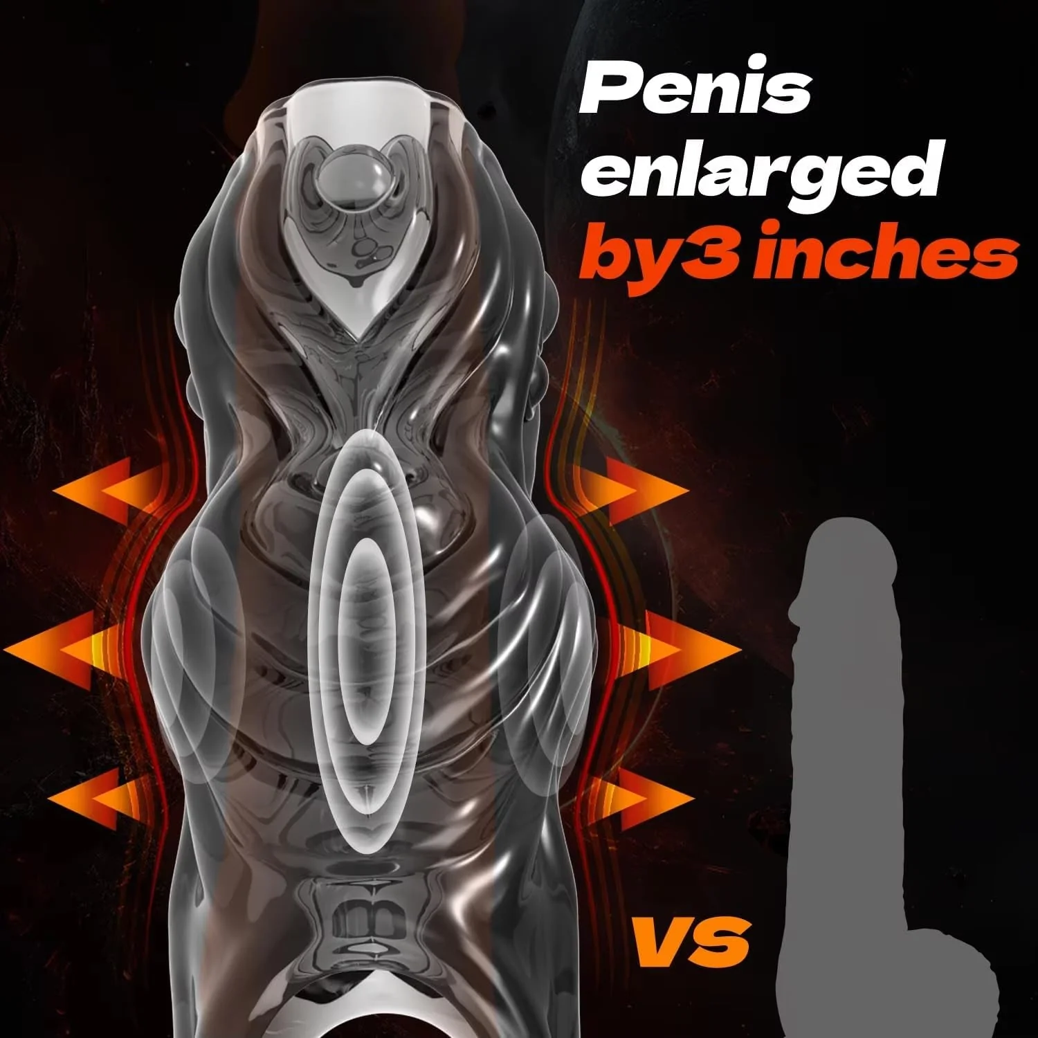 FullLock Monster Silicone Cock Sleeve Extender - Image 3