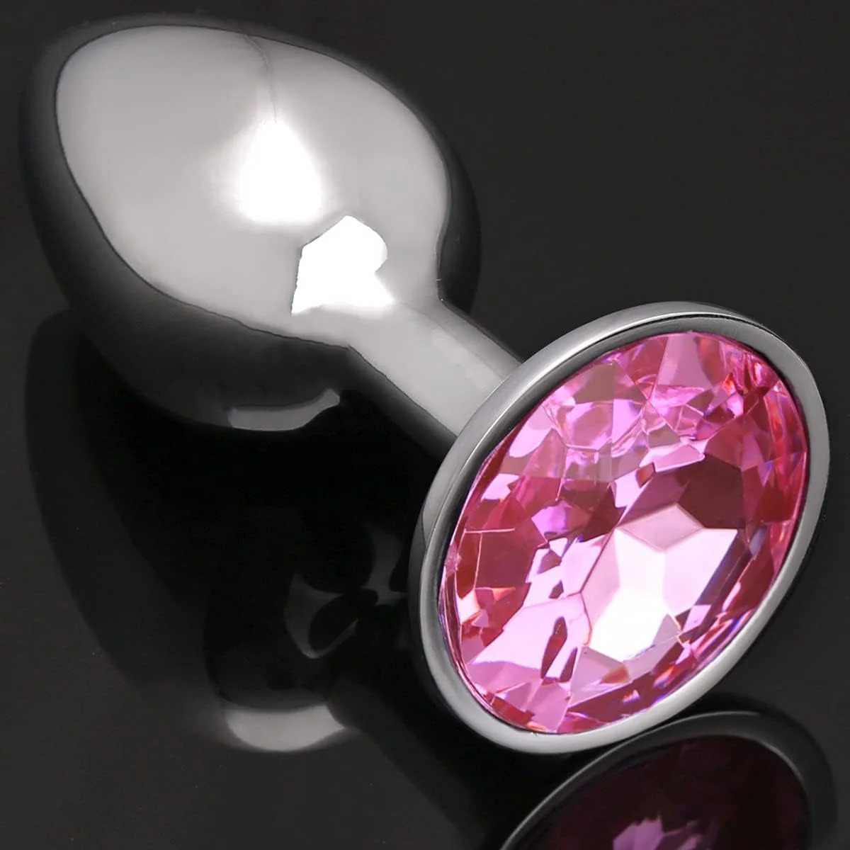 GemTease Small Metal Jewel Butt Plug for Beginners - Image 3