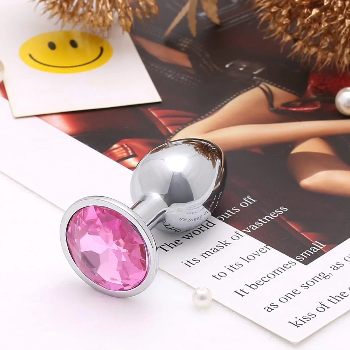 GemTease Small Metal Jewel Butt Plug for Beginners - Image 4