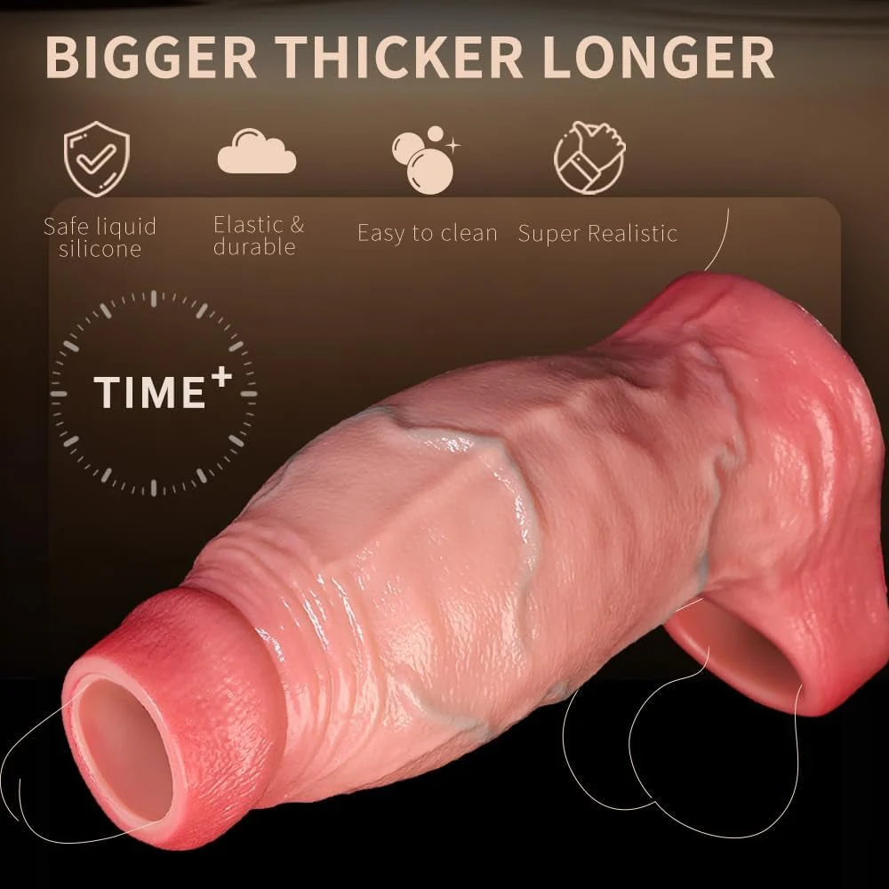 GirthLock 2.5” Silicone Cock Sleeve Extender - Image 3