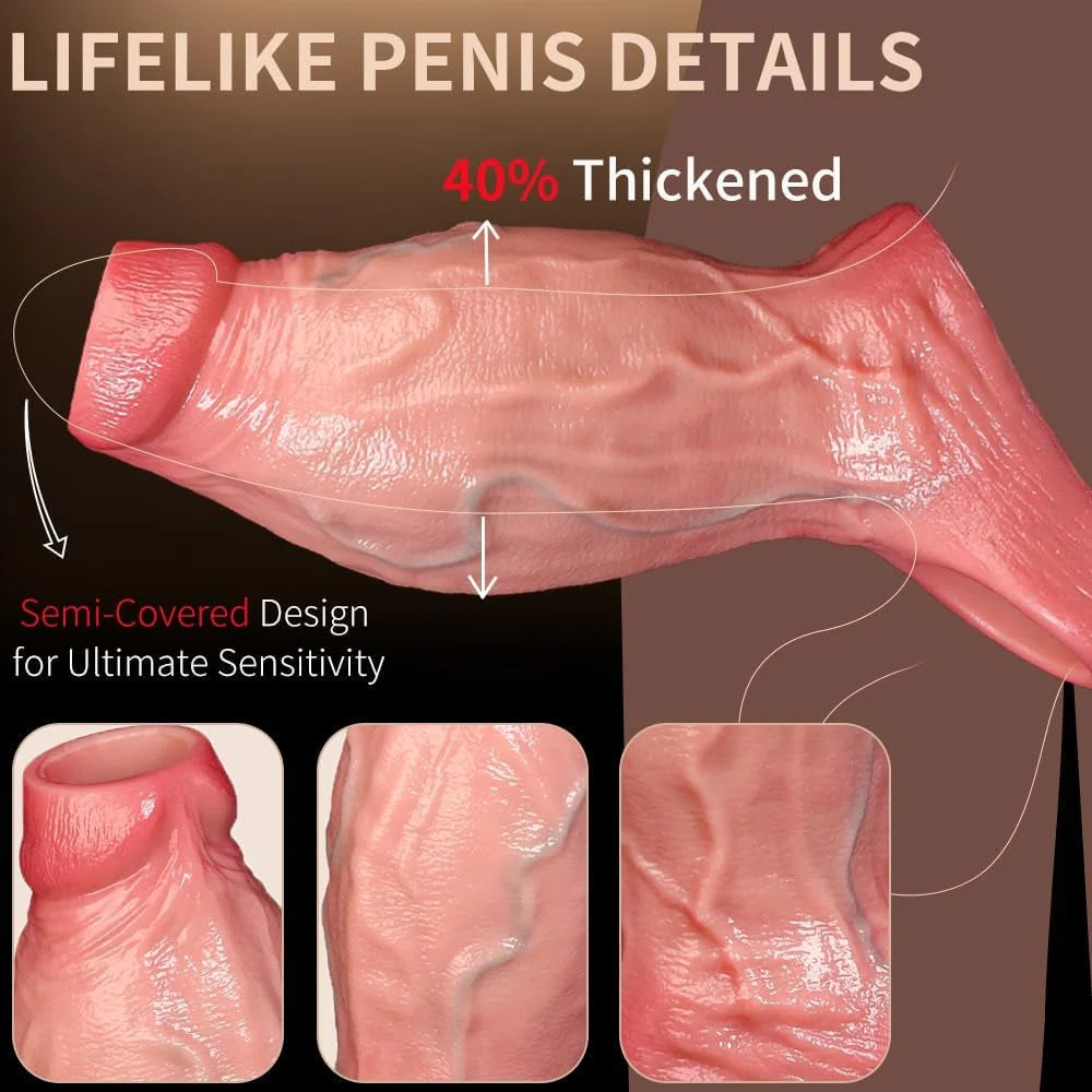 GirthLock 2.5” Silicone Cock Sleeve Extender - Image 4