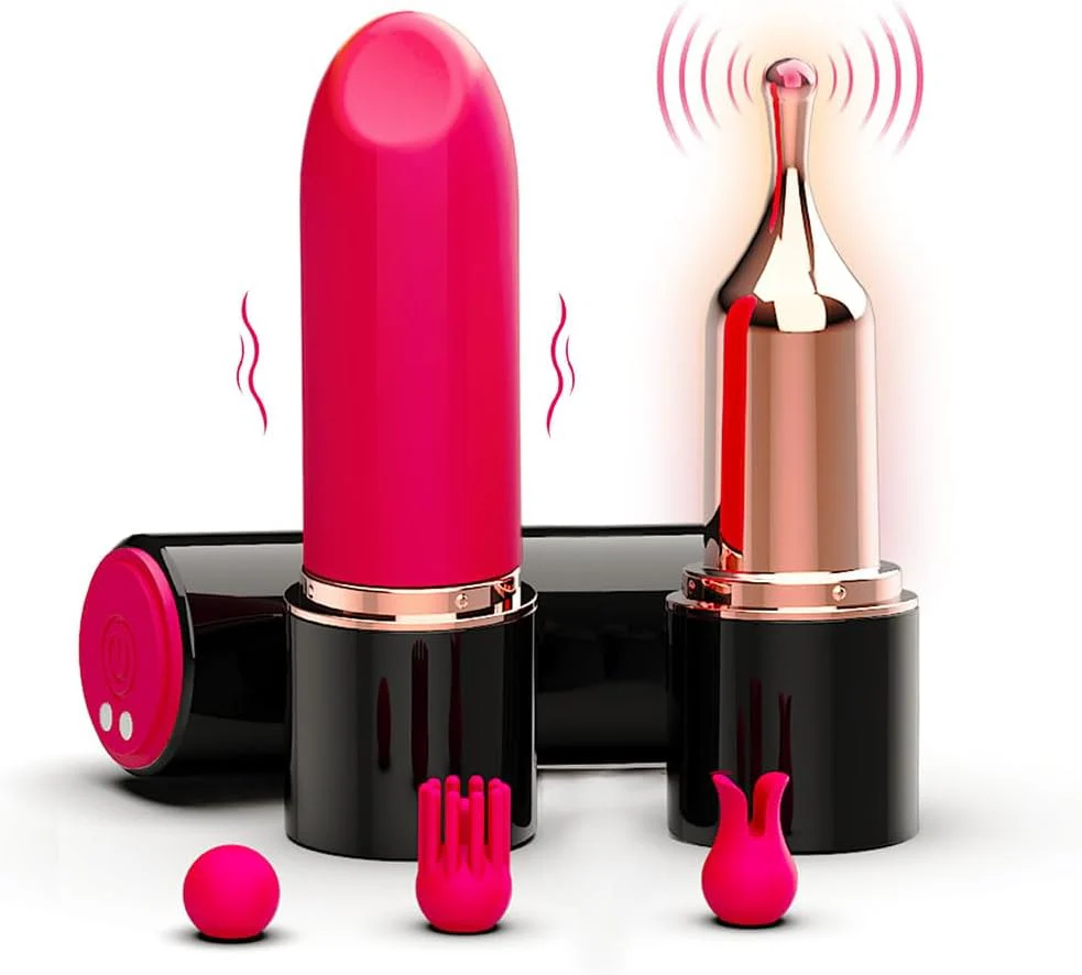 GlamVibe 4-Play Lipstick Vibrator - Image 2