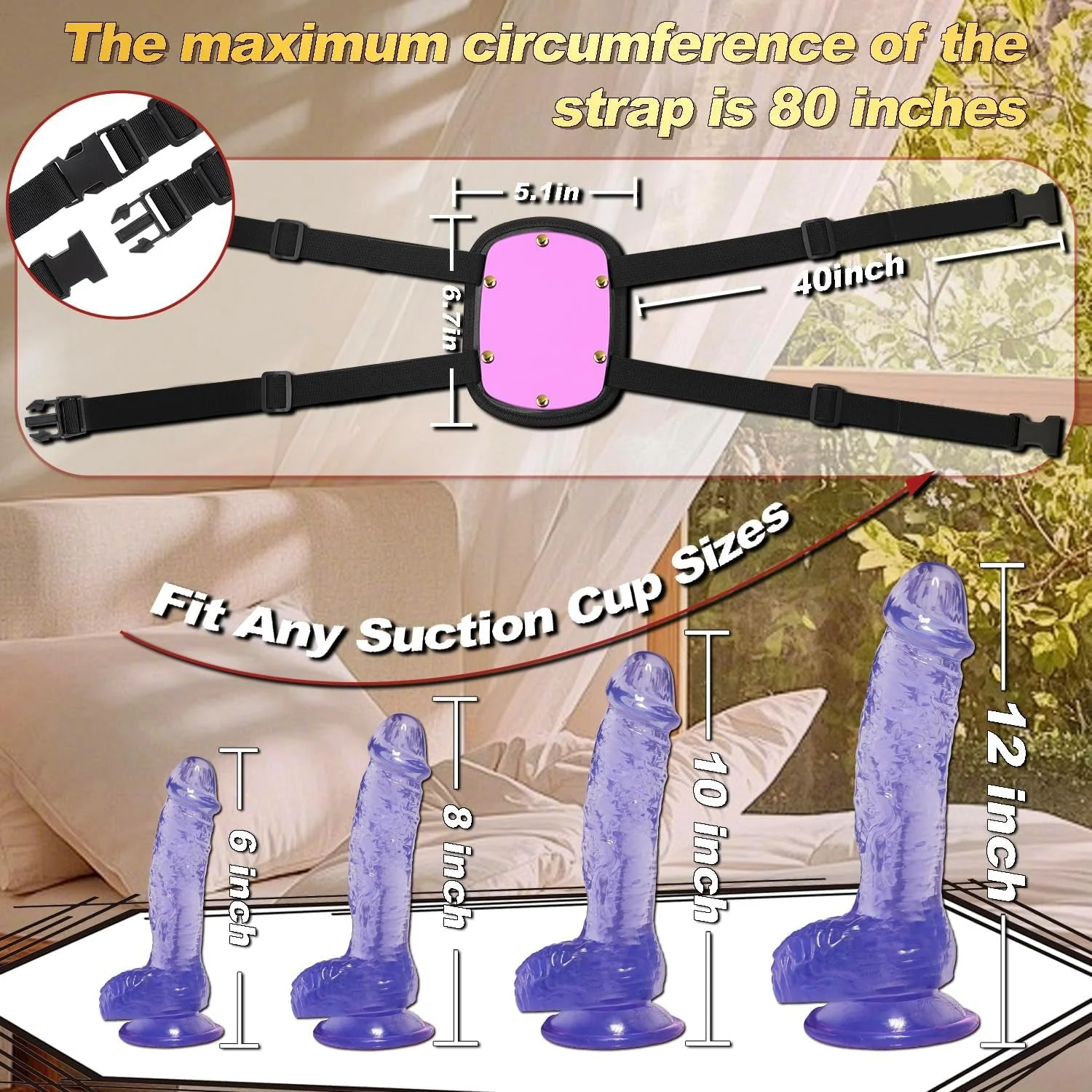 GlideLock Strong ABS Suction Dildo Mount - Image 5