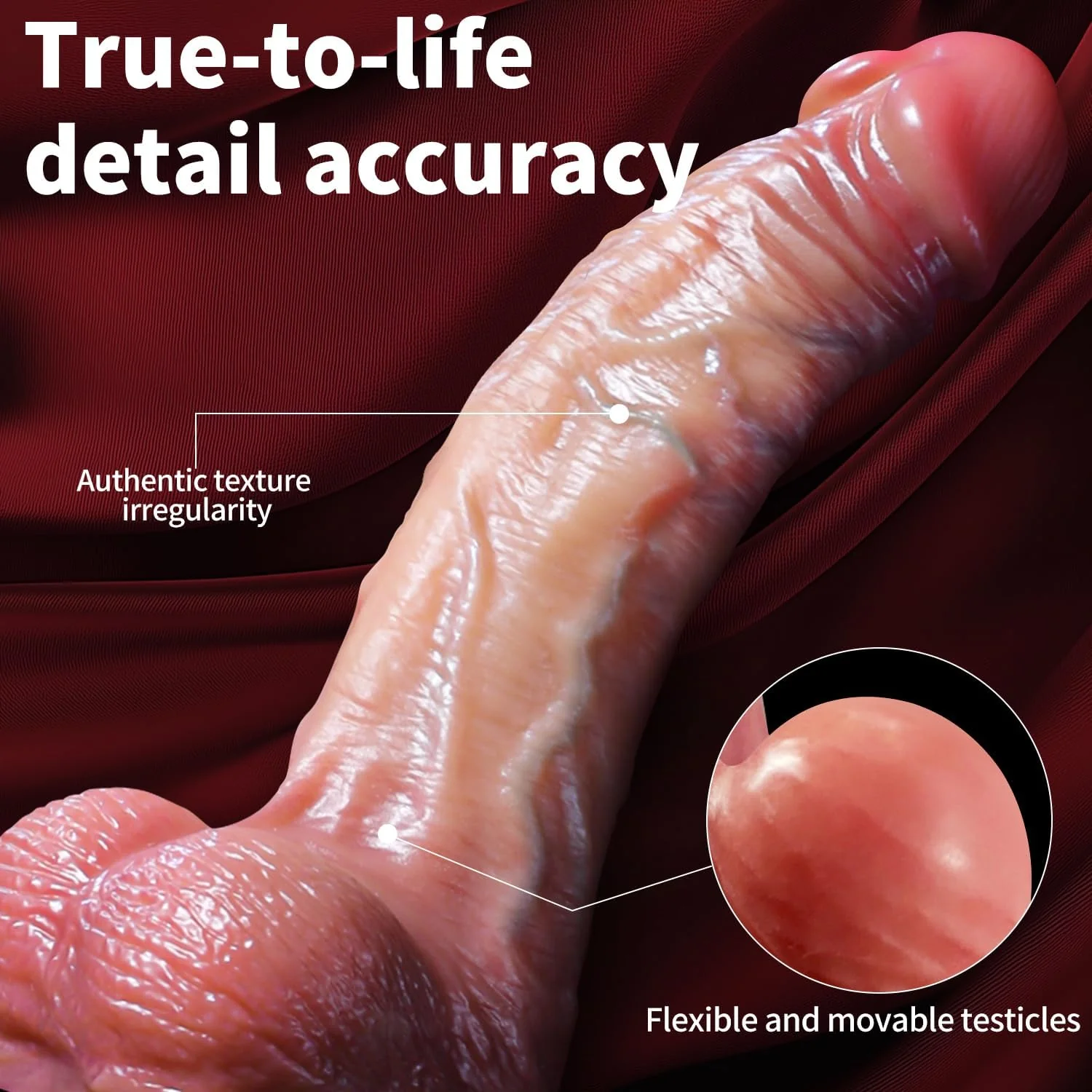 GlideReal – 8.5” Extra Skin Dildo - Image 5