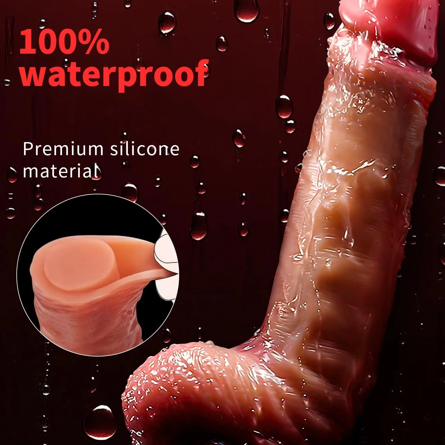 GlideReal – 8.5” Extra Skin Dildo - Image 7