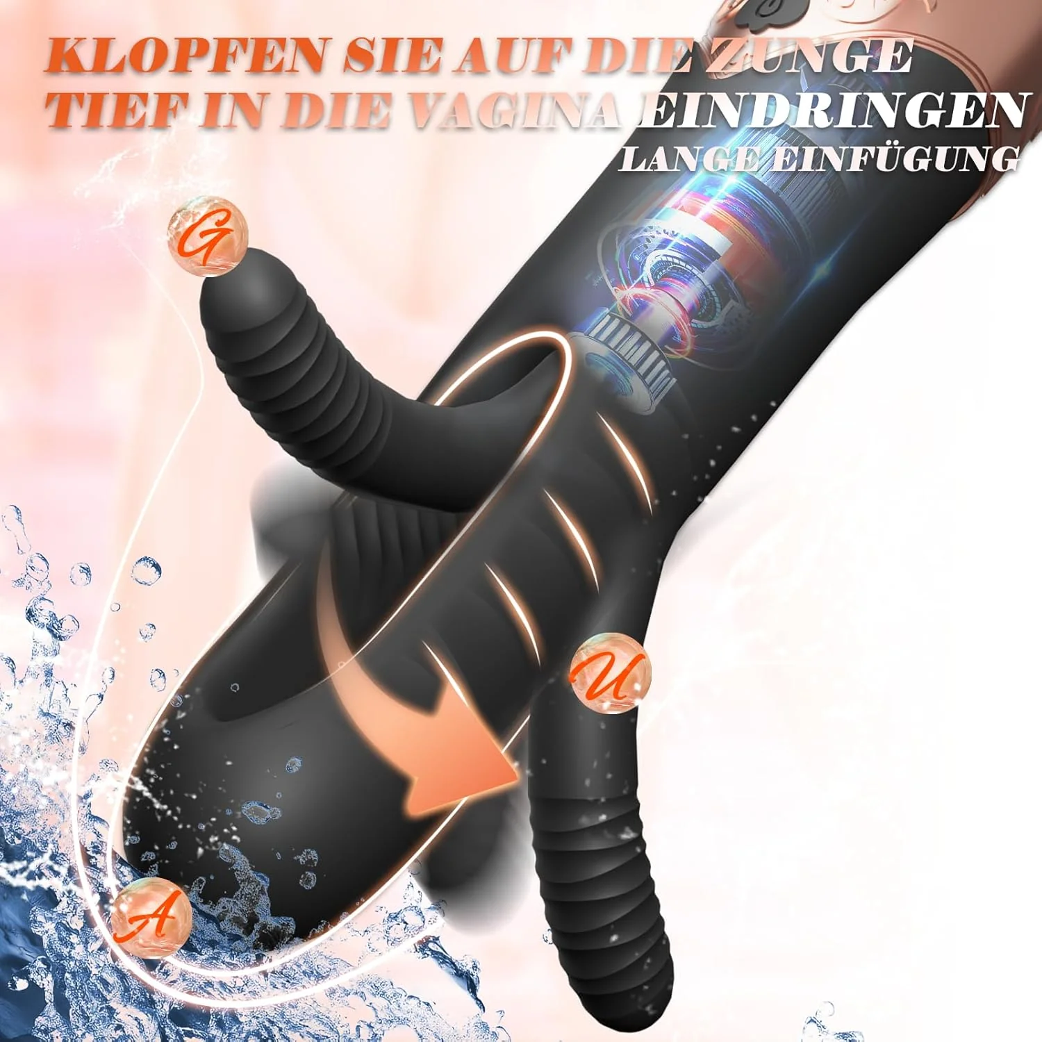 GlideVibe 360° Flapping Wand Vibrator - Image 8
