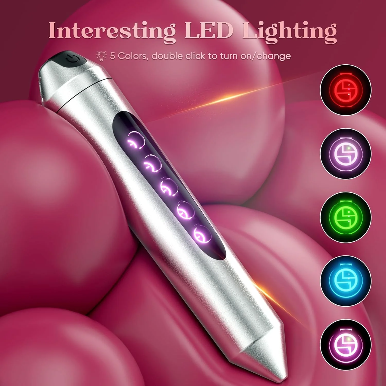 GlowBullet LED Mini Bullet Vibrator - Image 3