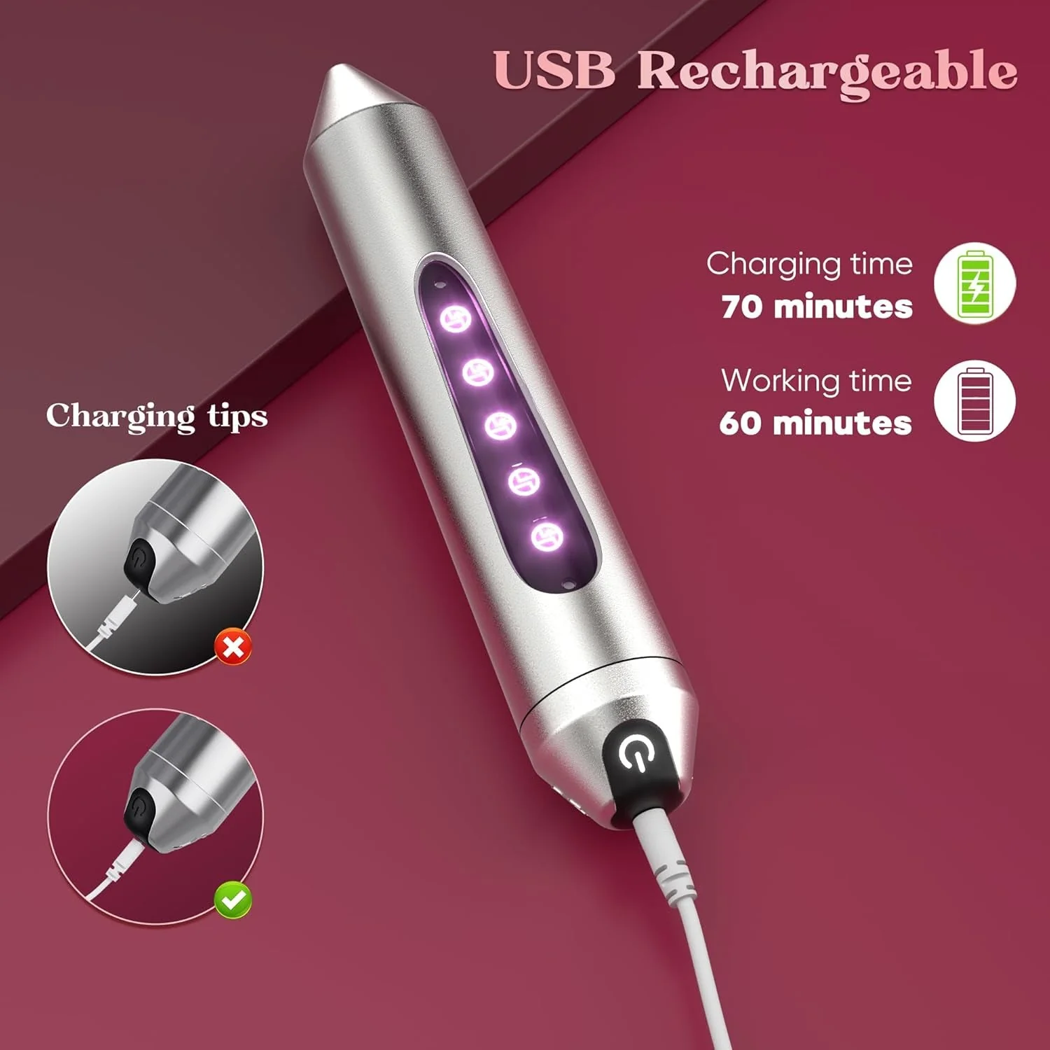 GlowBullet LED Mini Bullet Vibrator - Image 5