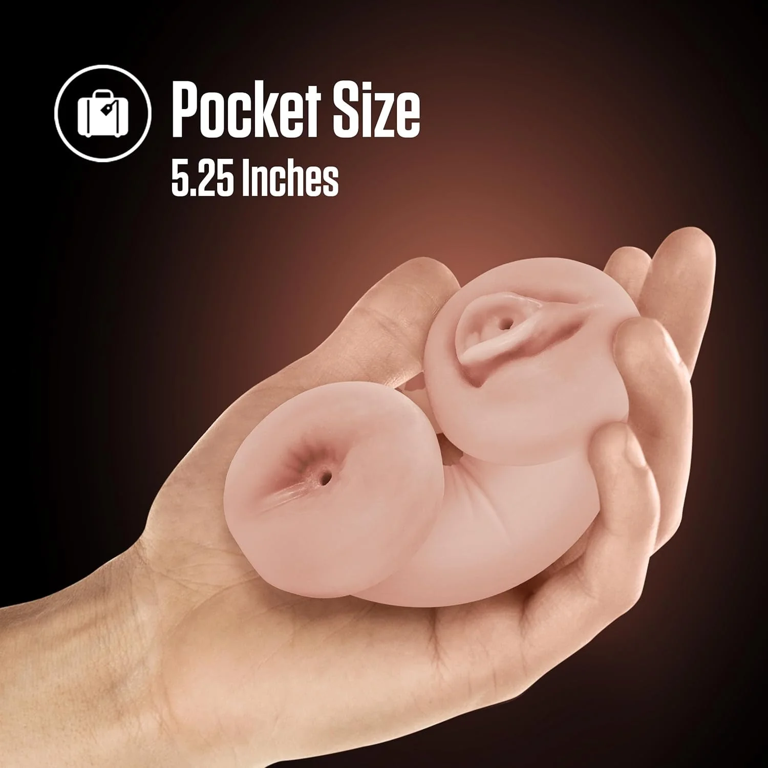 GlowGrip Glow-in-the-Dark Pocket Pussy Stroker - Image 6