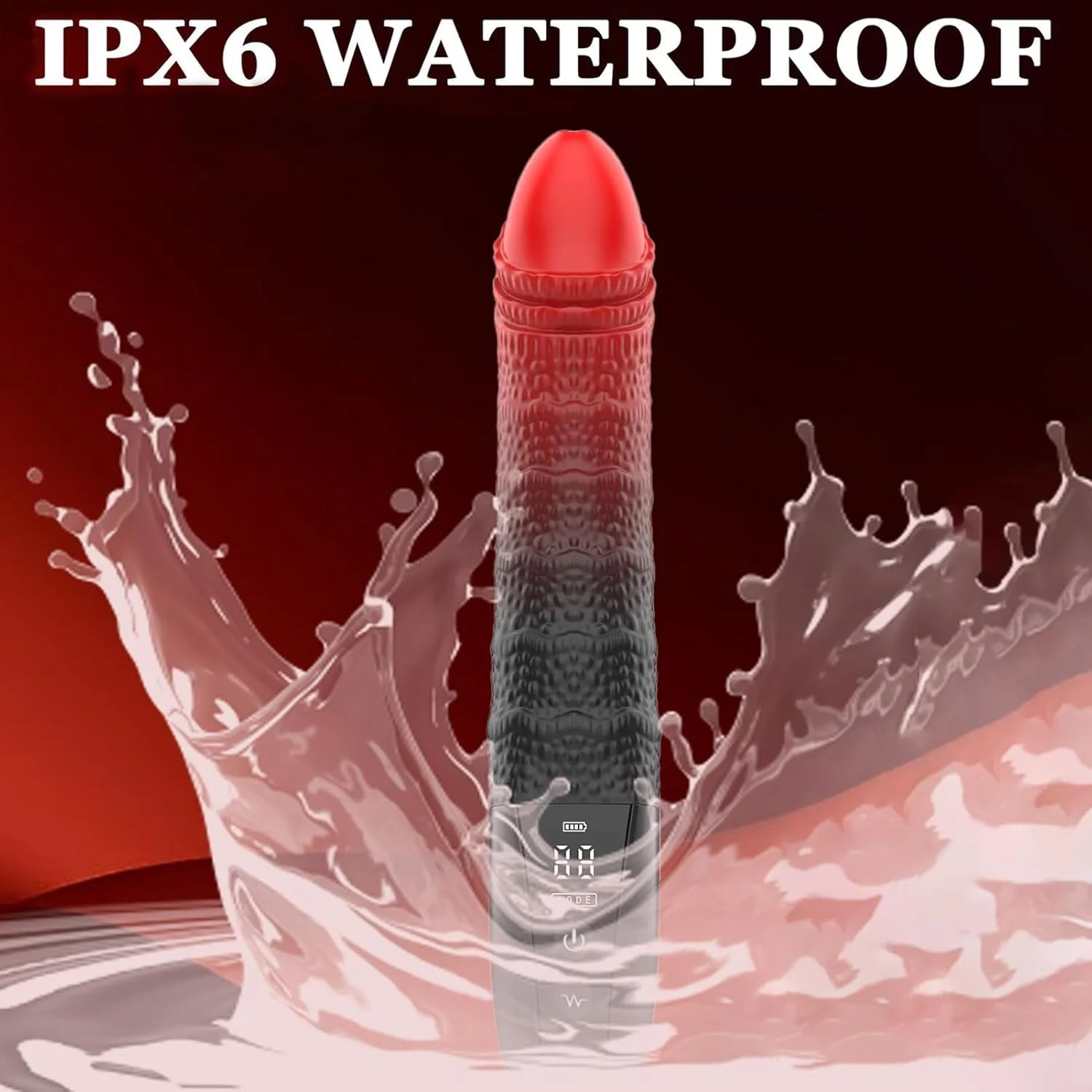 GlowStroke LED Dildo Vibrator Wand - Image 8