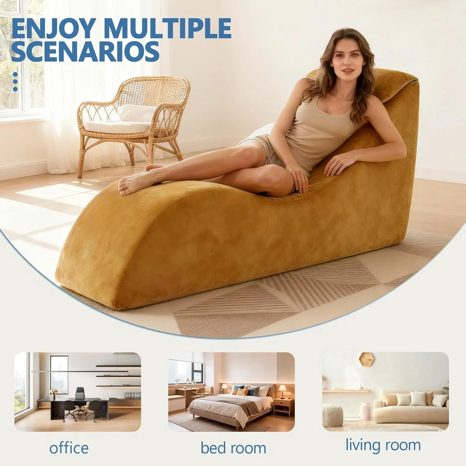 GoldenVice Intimate Sex Chaise Lounge Chair - Image 4