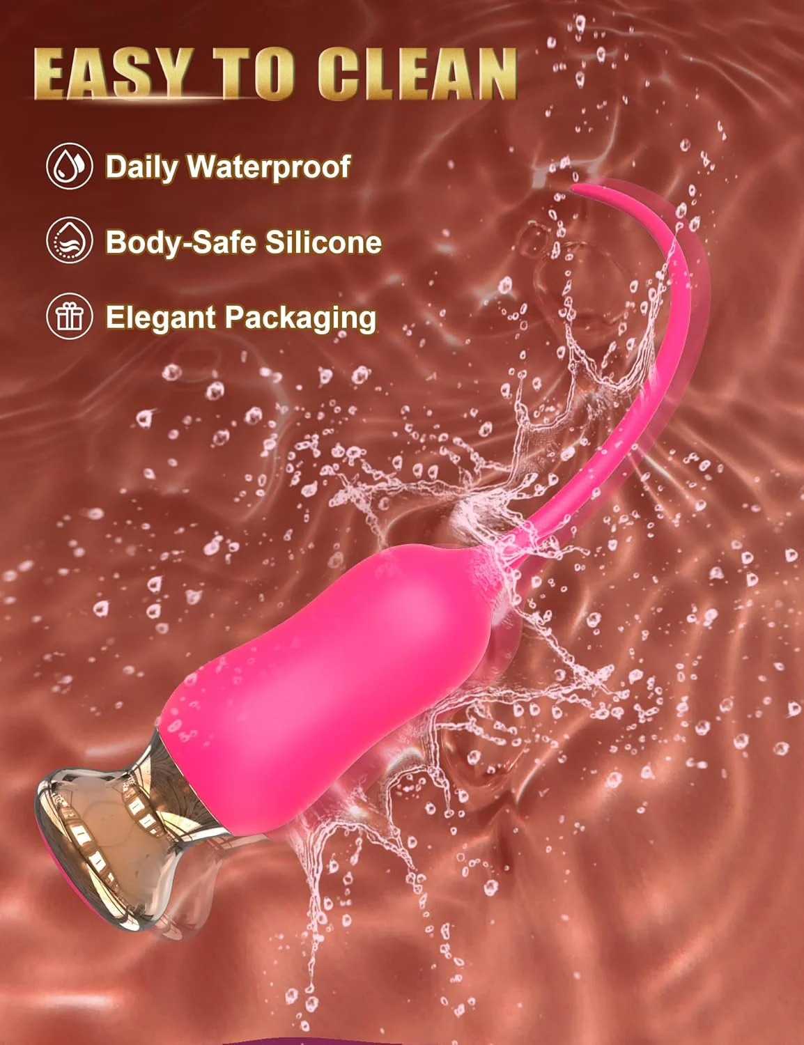 GoldRush Gold-Plated Urethral Vibrator Wand - Image 9