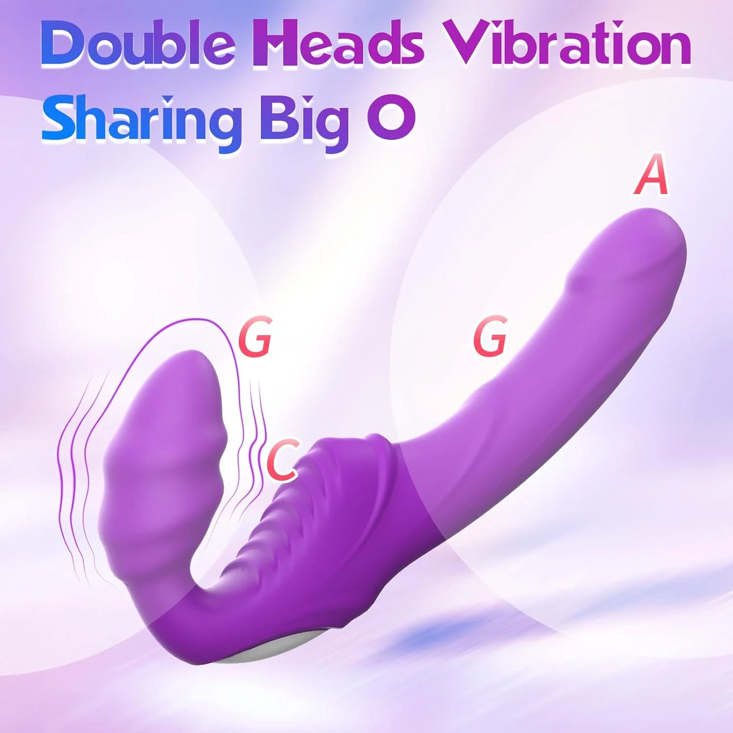 GrindFit Ergonomic Strapless Strap-On Dildo Vibrator - Image 2