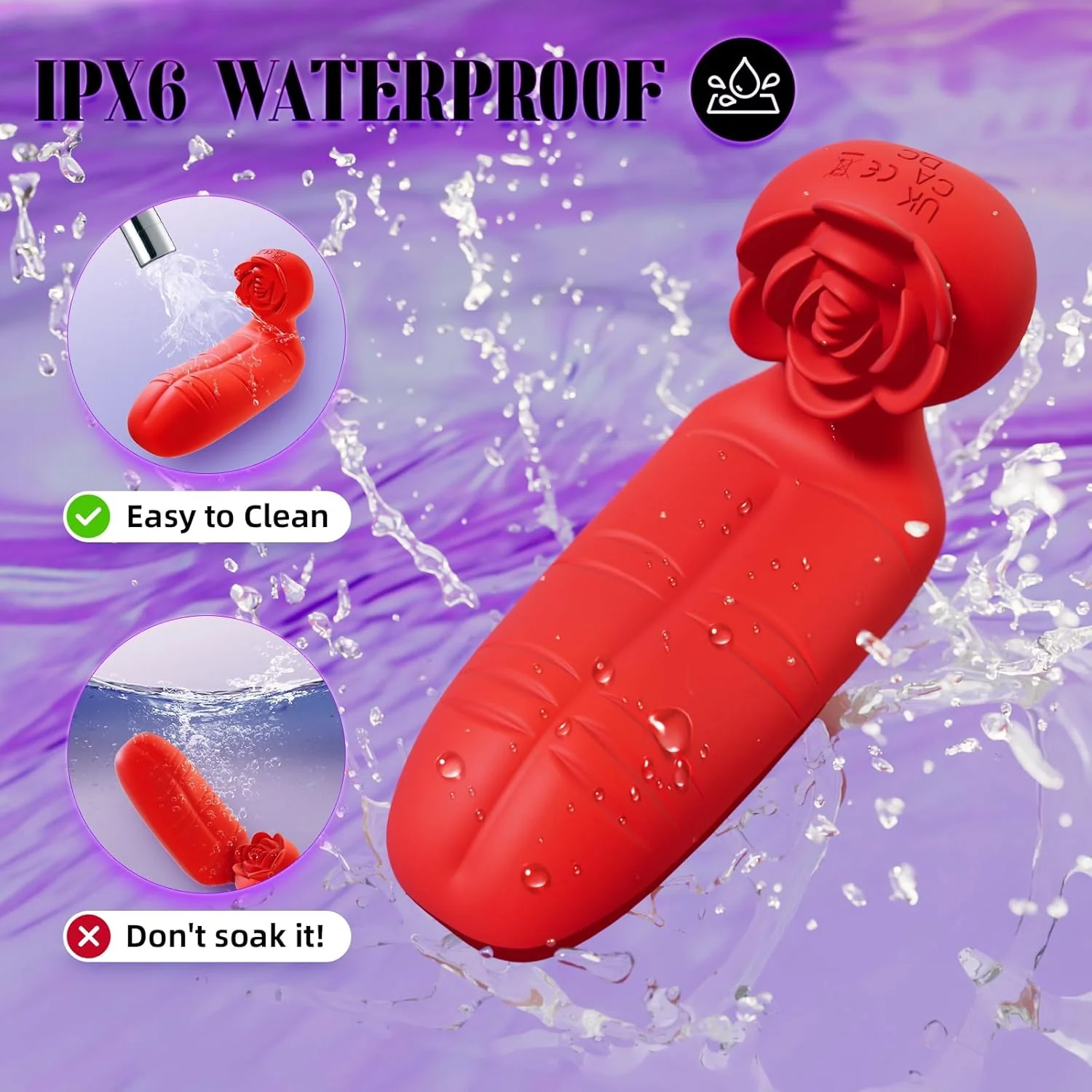 GripBloom Dual-Finger Rose Vibrator - Image 6