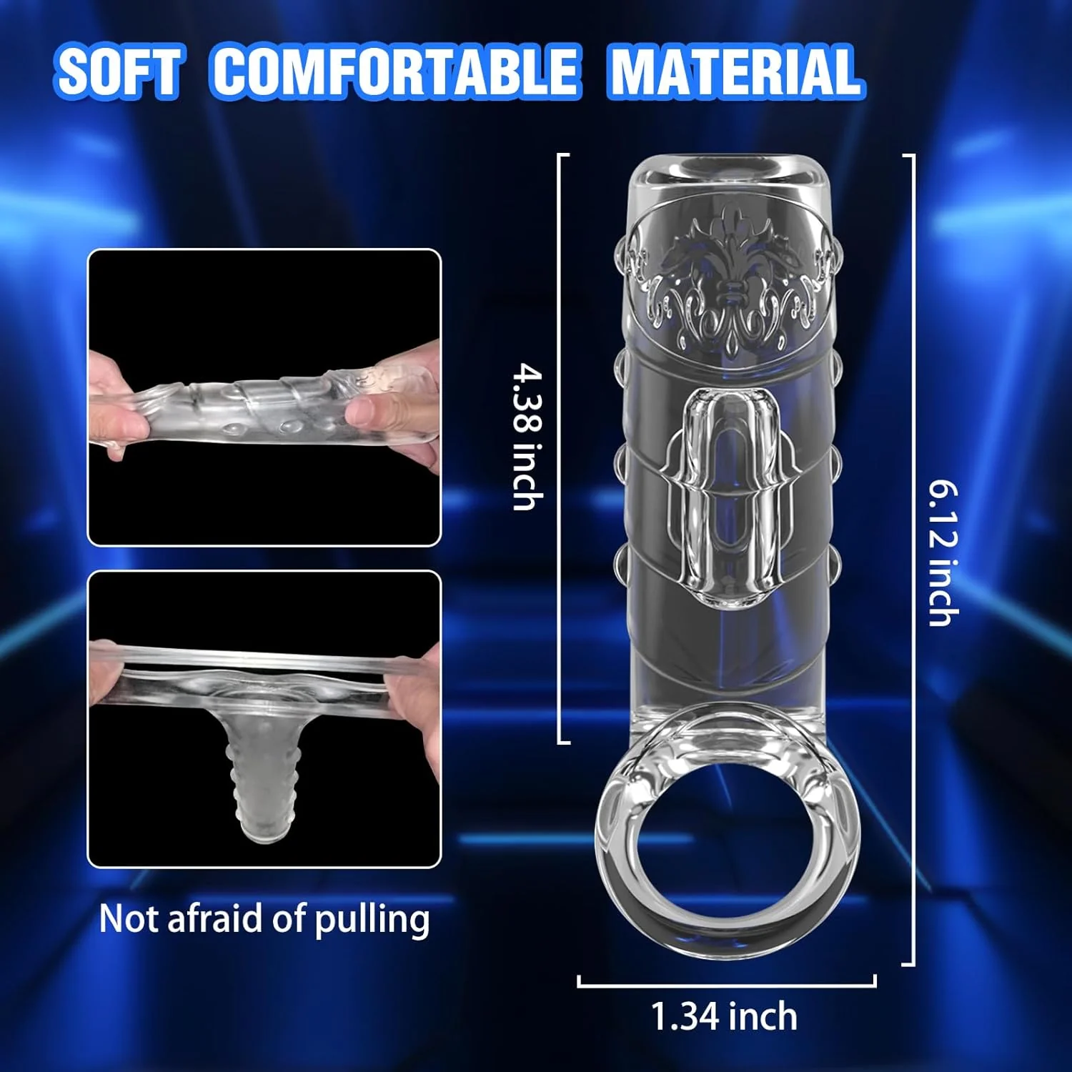 GripGlide Vibrating Girth Booster Sleeve - Image 4