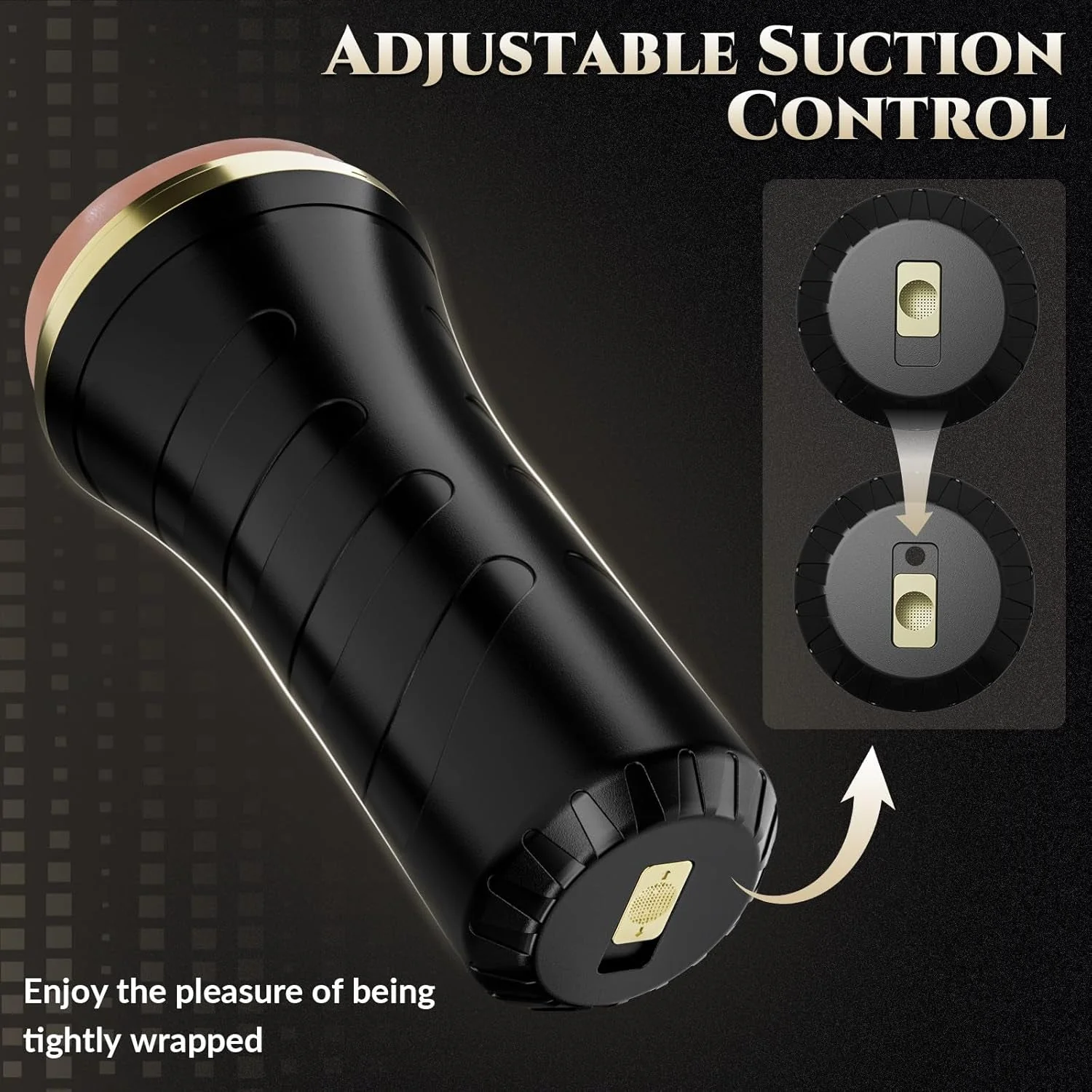 GripLuxe 7.5” Realistic Pocket Pussy Fleshlight Stroker - Image 6