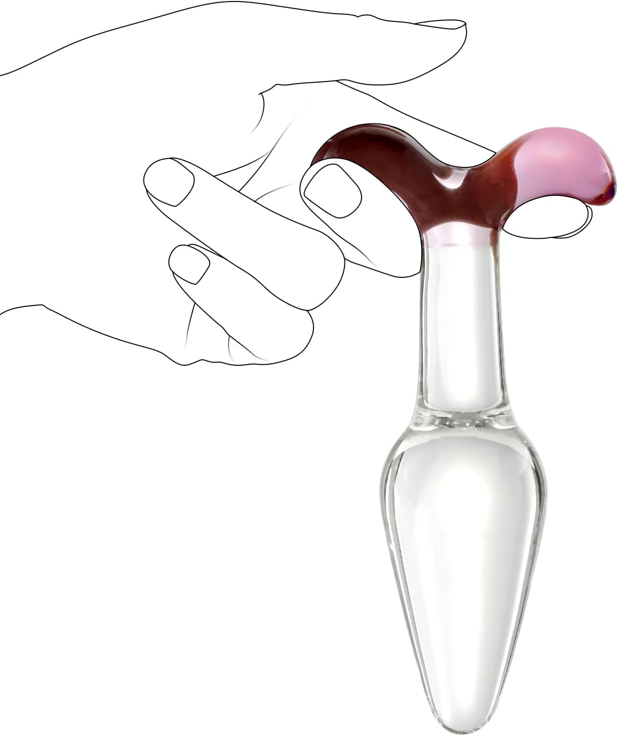 GripPlay Glass Anal Plug - Image 3