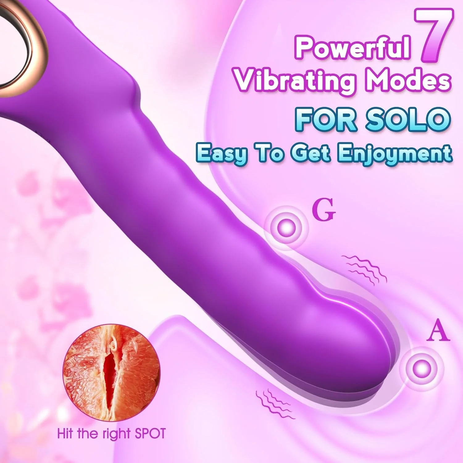 GripStroke Thrusting G-Spot Vibrator Wand - Image 3