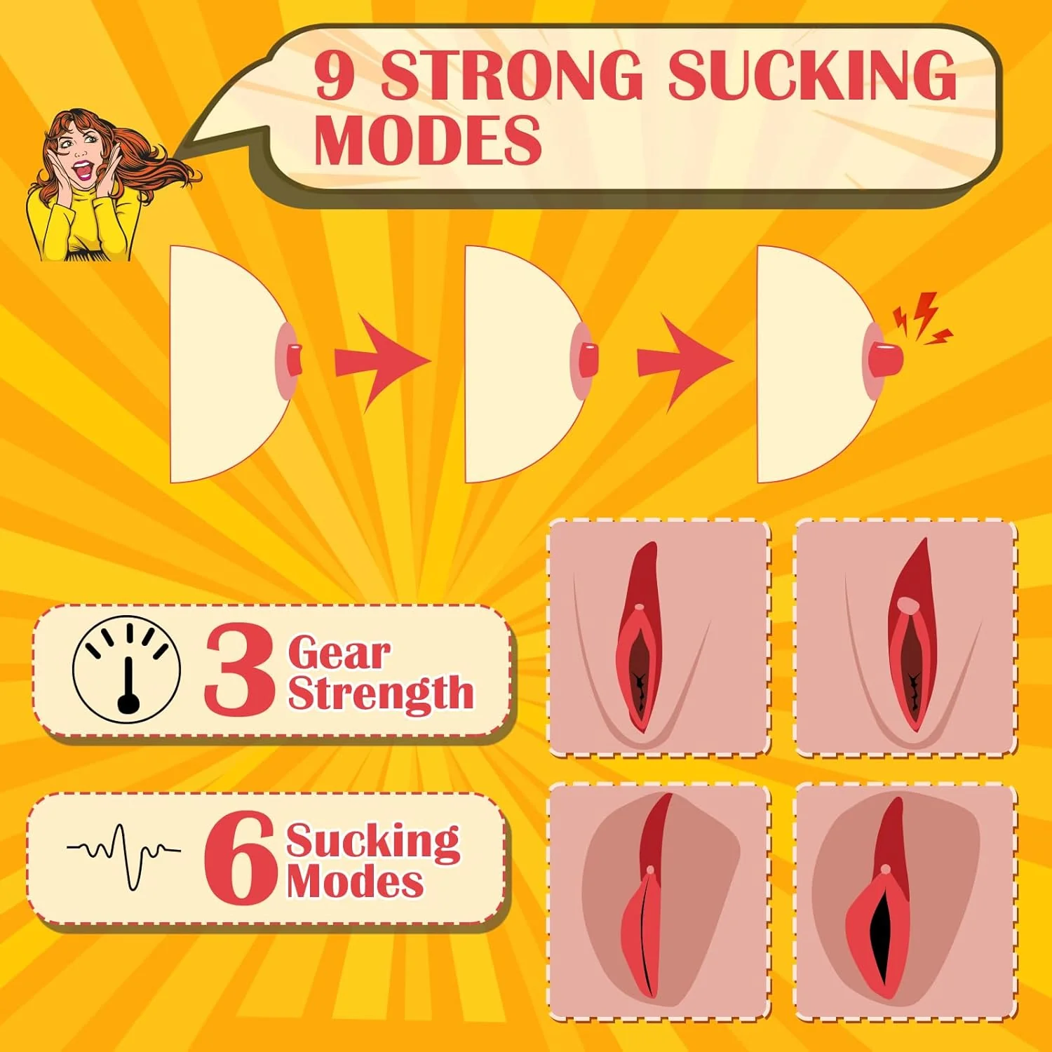 HatTrick Electric Pussy Pump Nipple Suckers Kit - Image 3