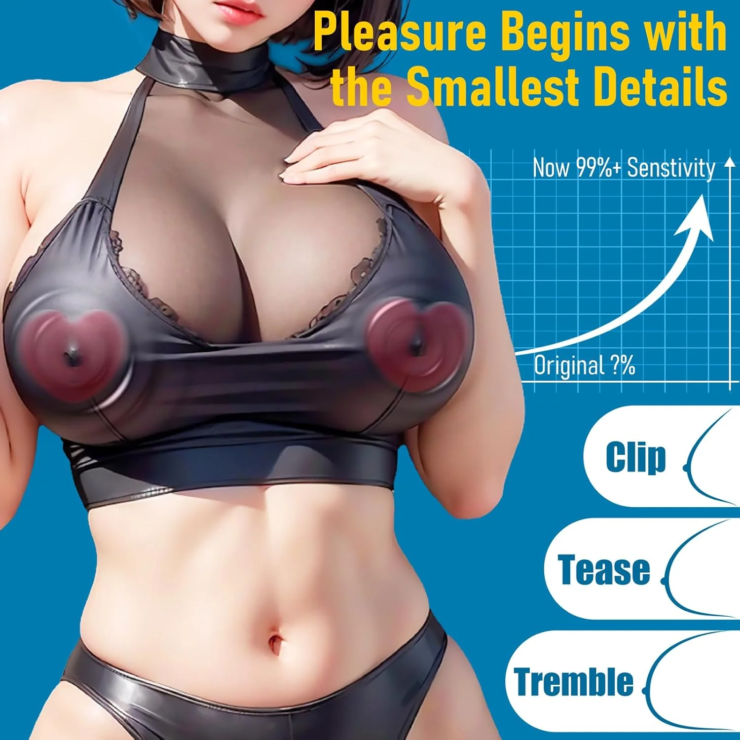 HeartPulse Nipple Vibrators with Remote - Image 3