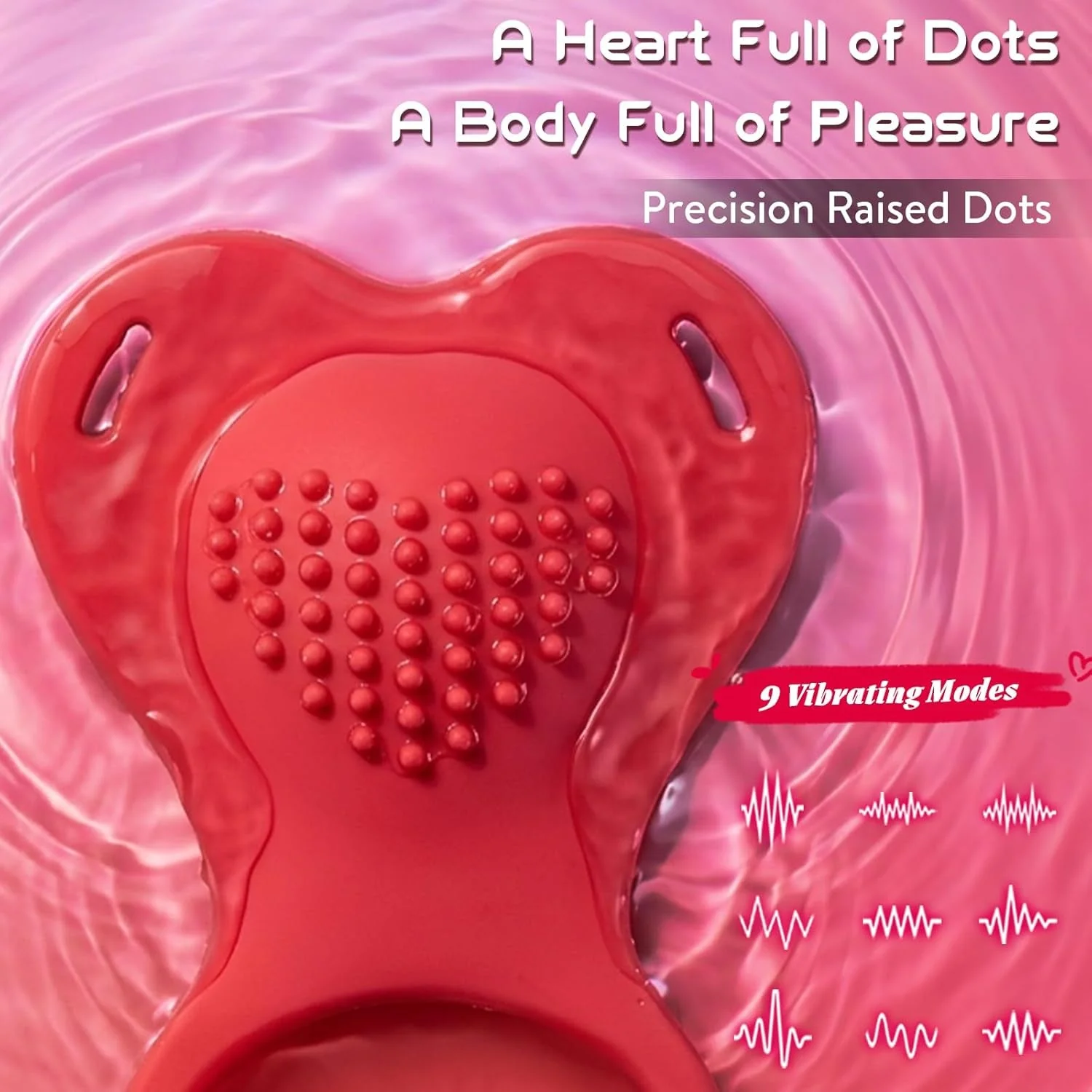 HeartRush Heart-Shaped Couples Wearable Clit Vibrator - Image 4