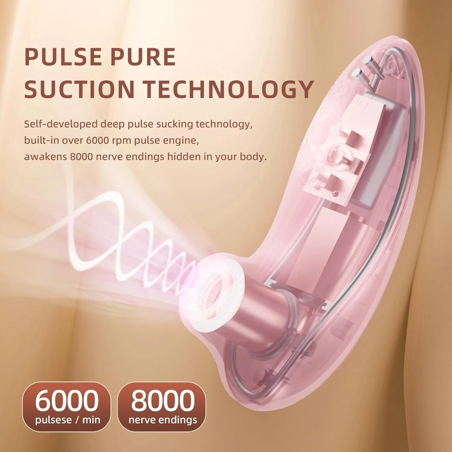 VeloraPulse Heated Clitoral Suction Vibrator | App Control - Image 3