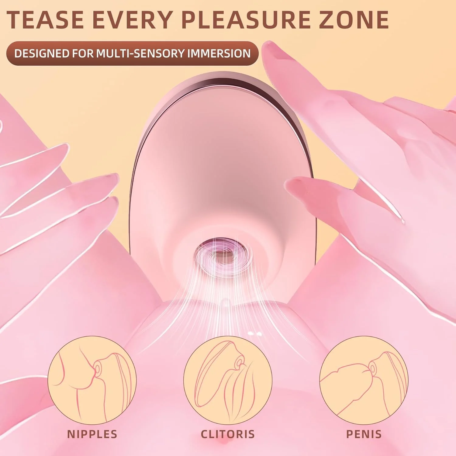VeloraPulse Heated Clitoral Suction Vibrator | App Control - Image 5