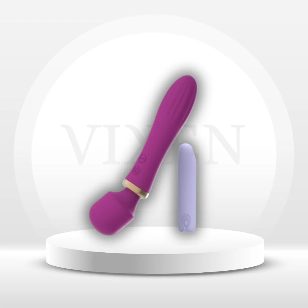 HeatMuse Heated Wand & Bullet Vibrator Set