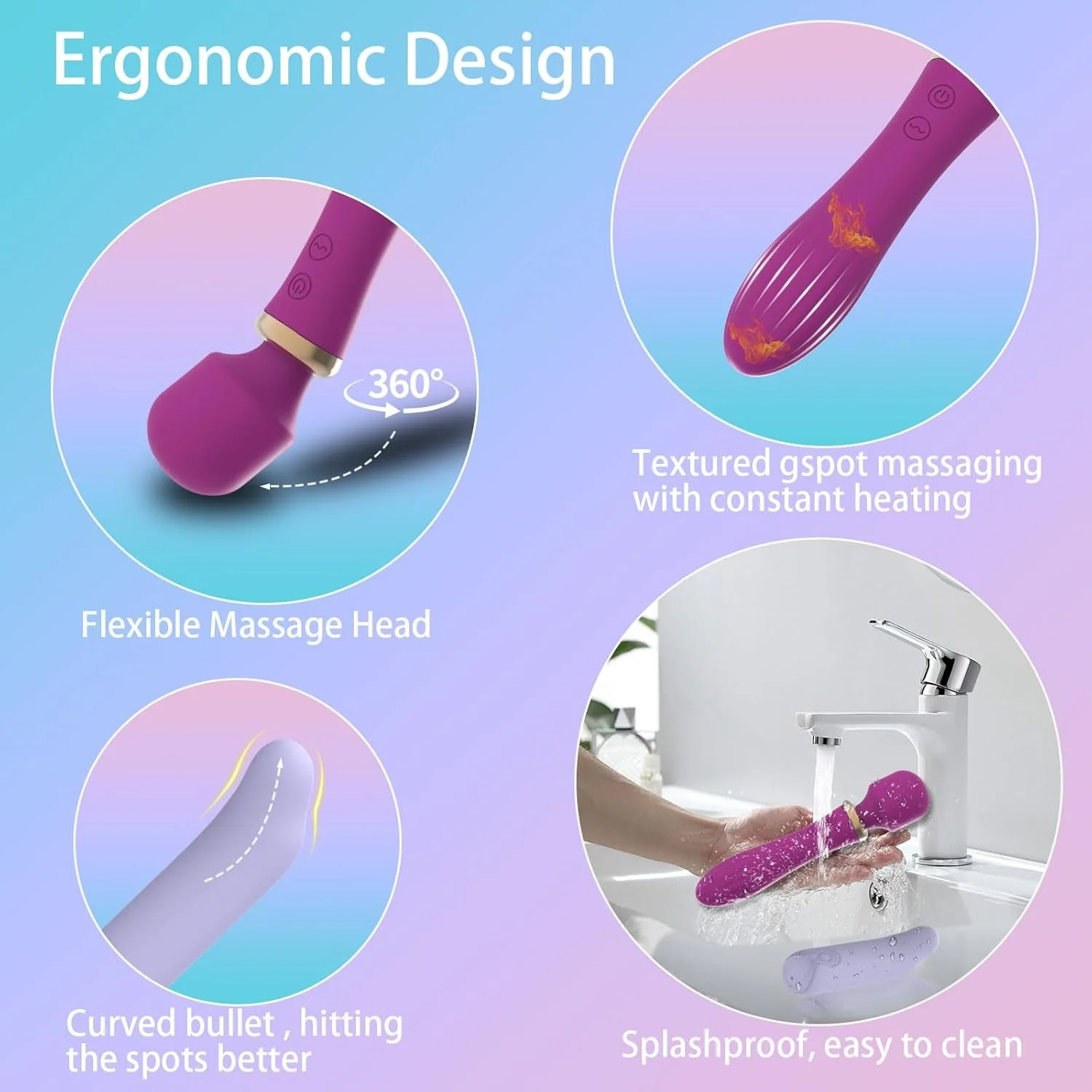 HeatMuse Heated Wand & Bullet Vibrator Set - Image 6