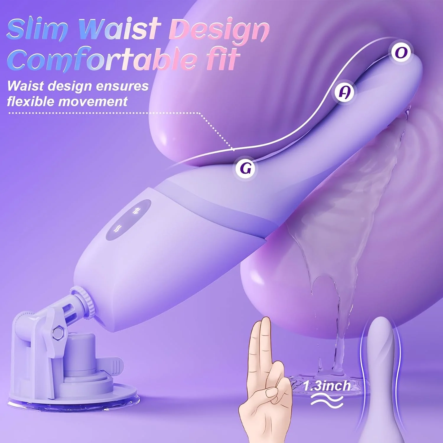 HeatThrust App-Controlled Sex Machine Vibrator - Image 4