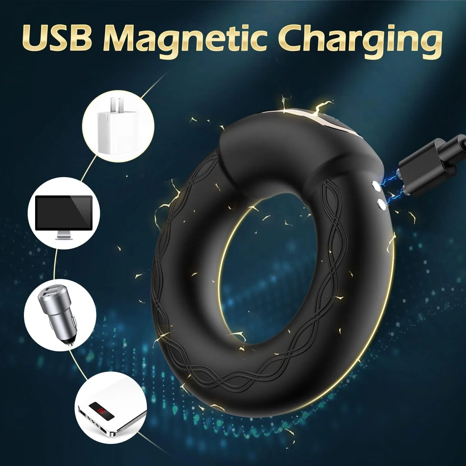 HeatVibe Smart Vibrating Penis Ring - Image 6
