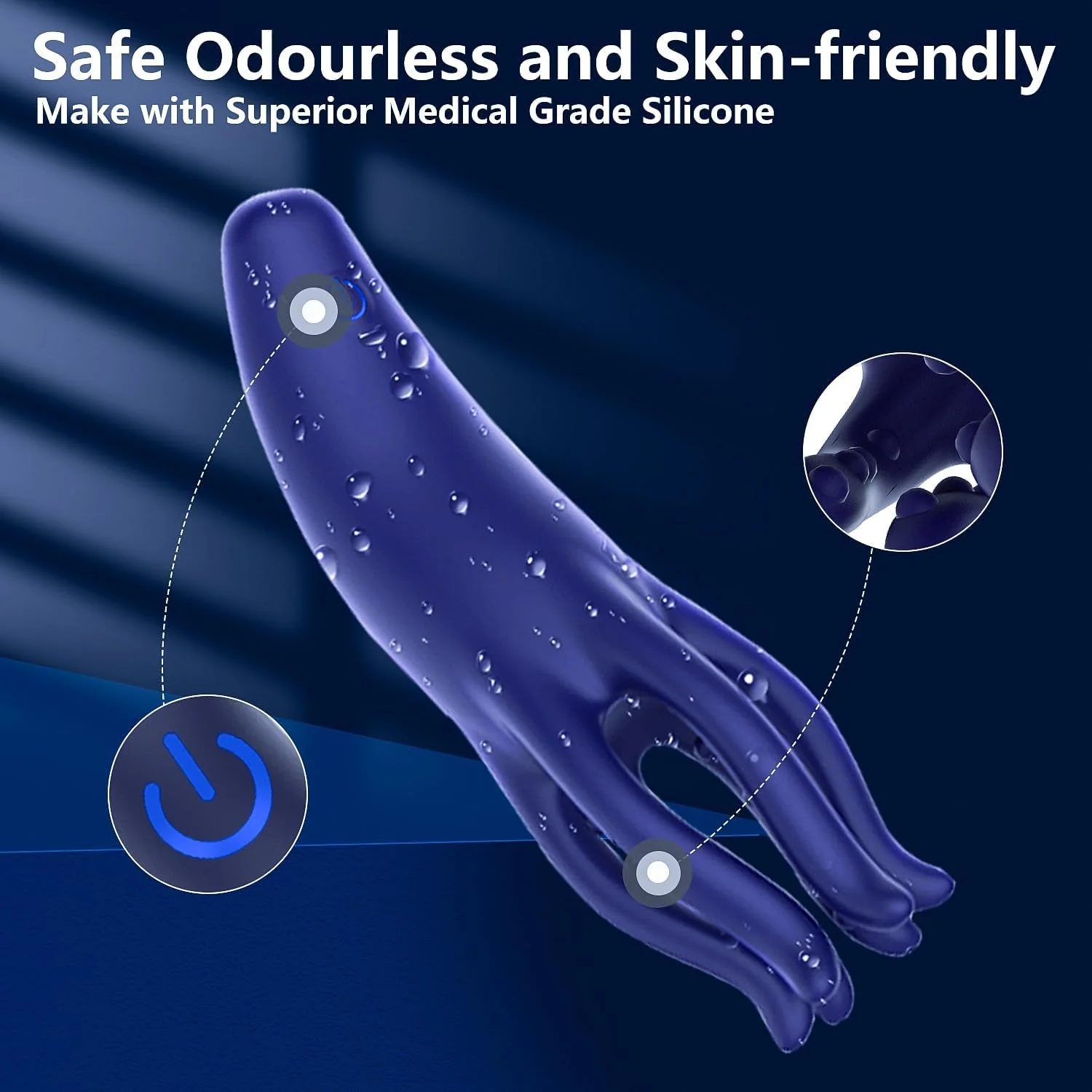 HexaGrip Male 360° Tentacle Vibrator Trainer - Image 5