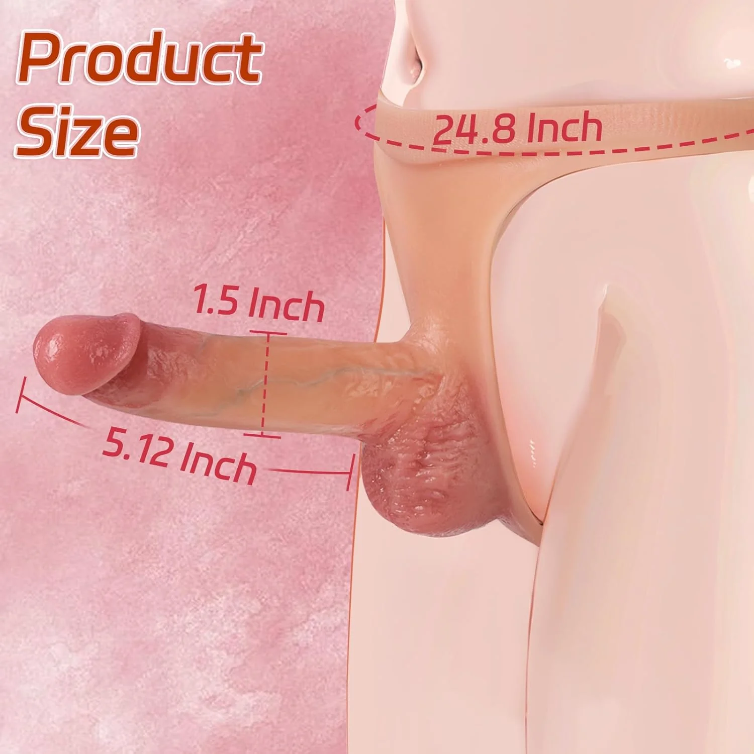 HollowFit Strap-On Harness Hollow Dildo - Image 4