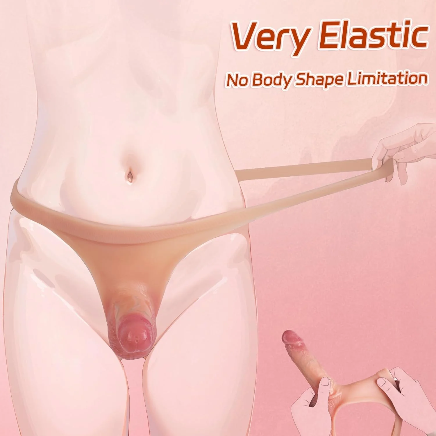 HollowFit Strap-On Harness Hollow Dildo - Image 5