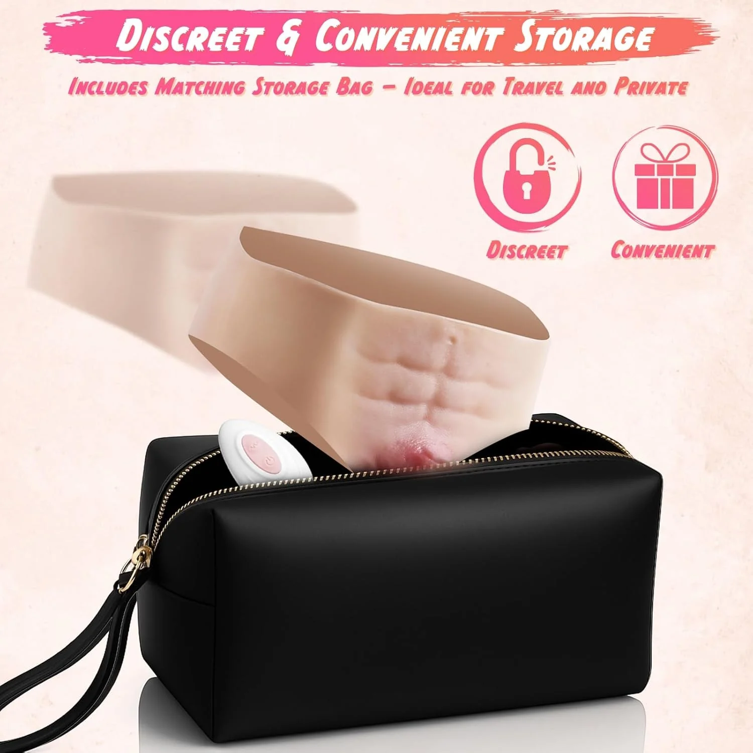 HollowPulse Vibrating Hollow Strap-On Sleeve for Extended Play - Image 4