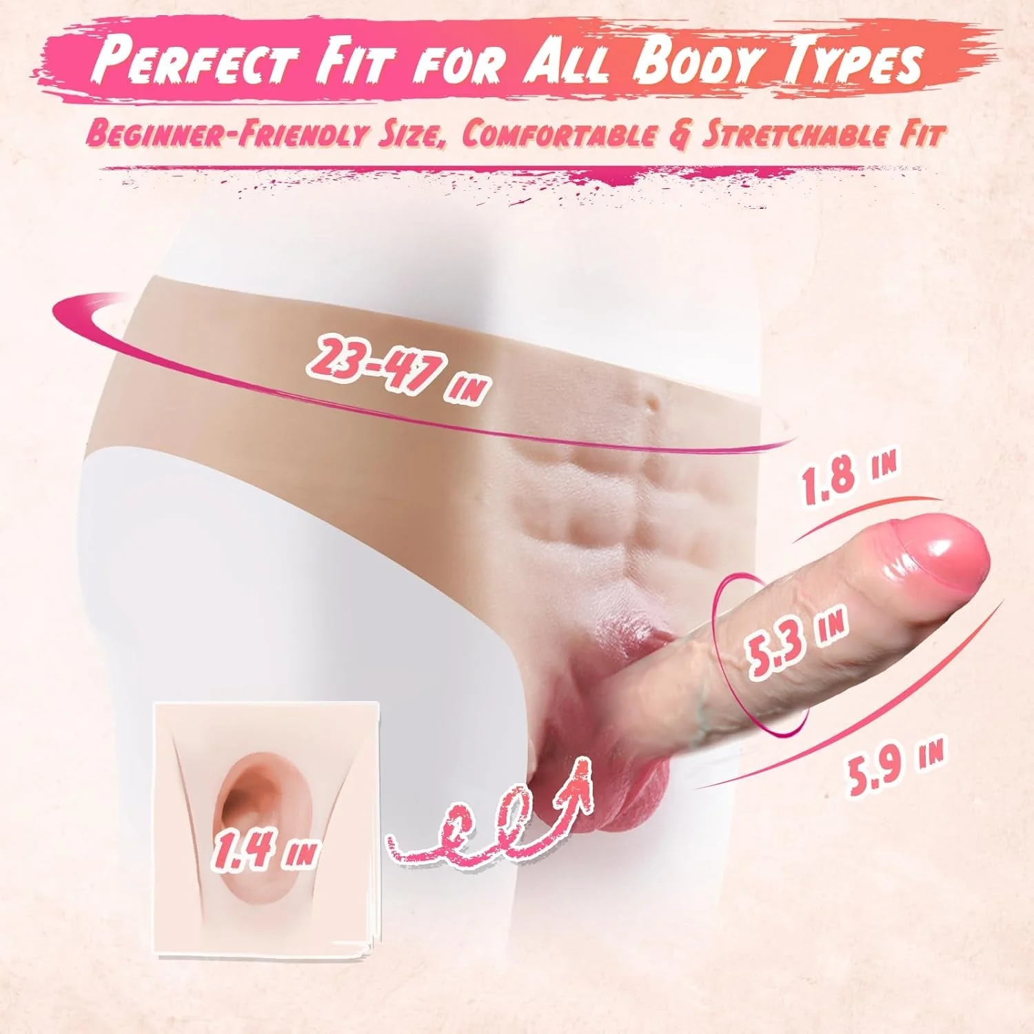 HollowPulse Vibrating Hollow Strap-On Sleeve for Extended Play - Image 5