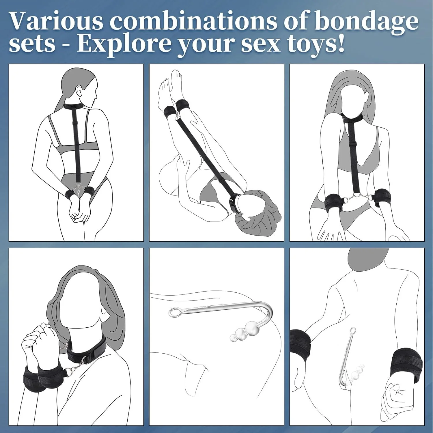 HookBound Vibrating Anal Hook & Restraint Kit - Image 3