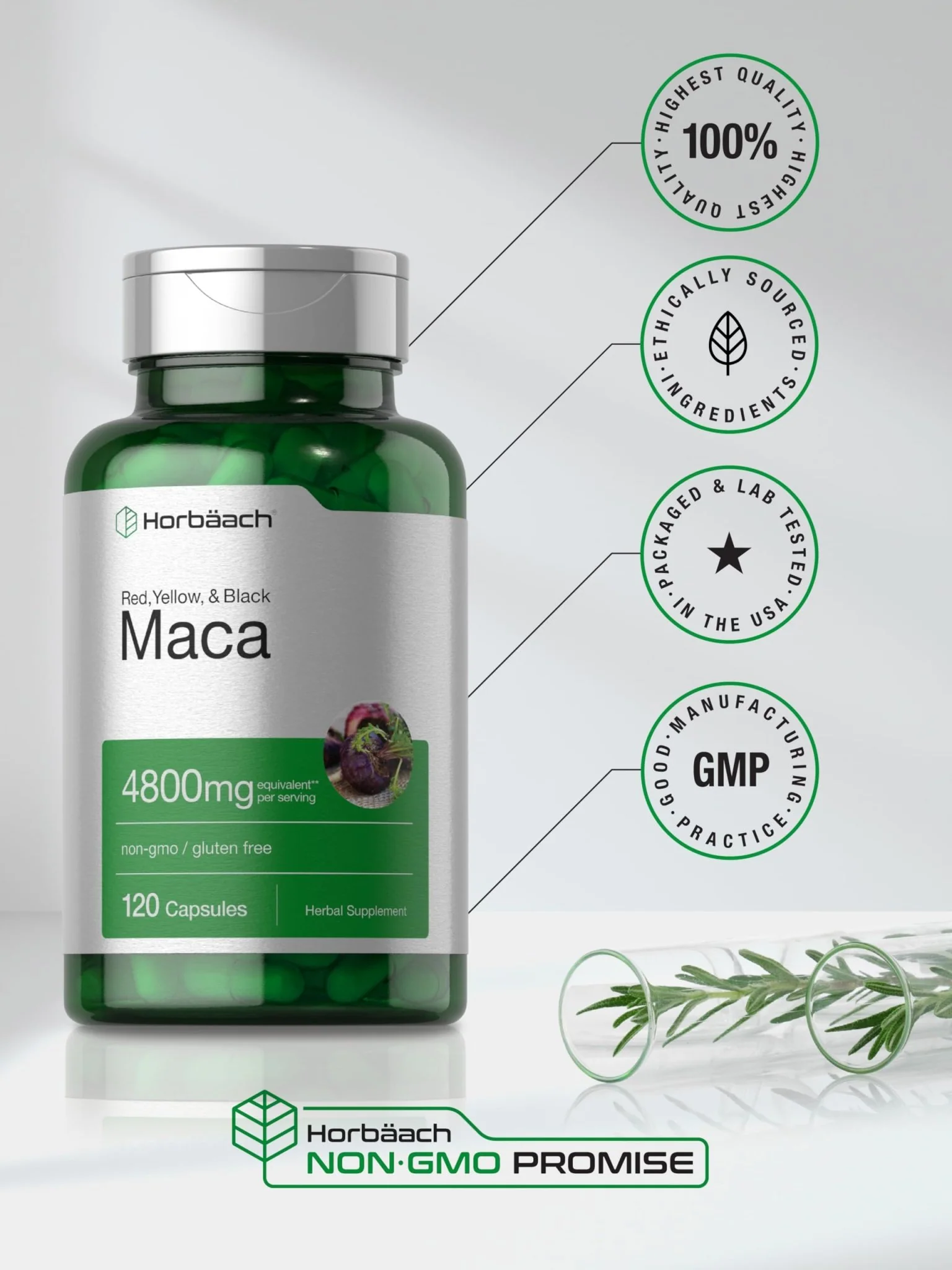 Maca Root Capsules — Female Libido Support | Horbäach - Image 6