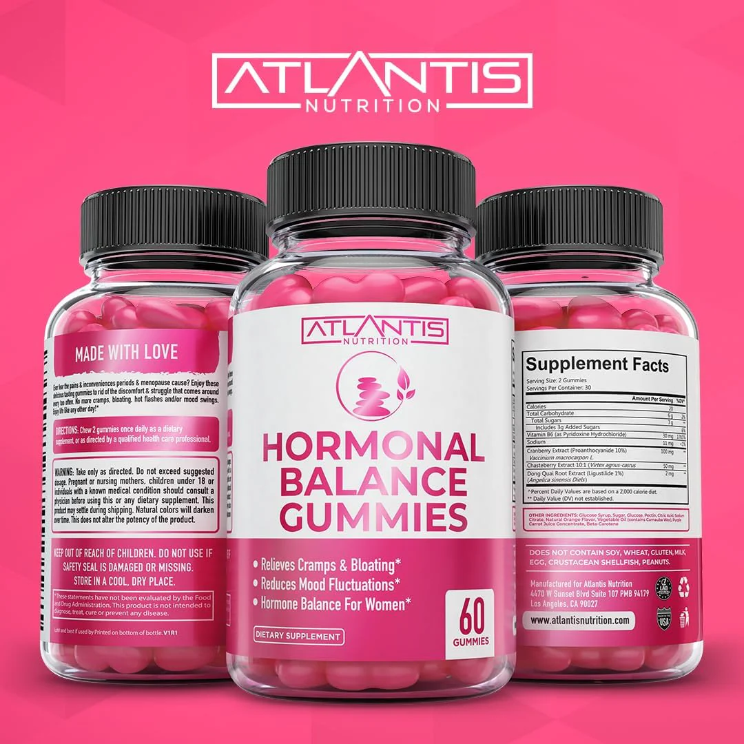 Hormonal Balance & PMS Relief Gummies – Mood & Cramp Support - Image 5
