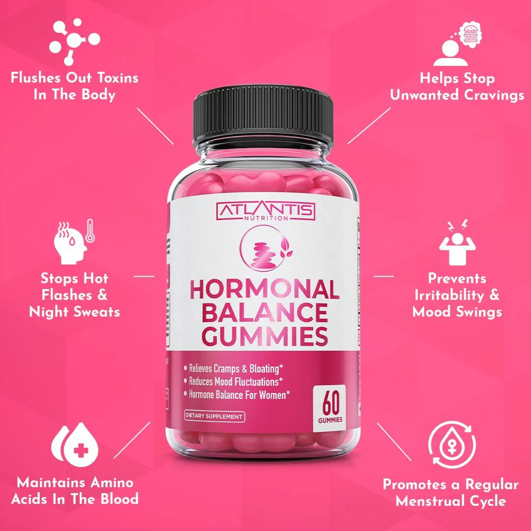 Hormonal Balance & PMS Relief Gummies – Mood & Cramp Support - Image 6