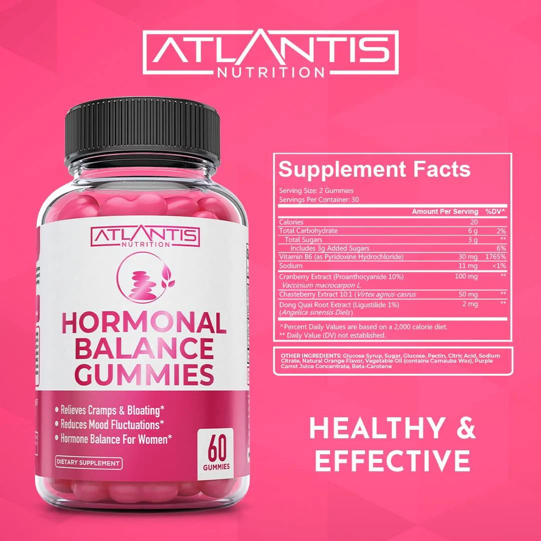 Hormonal Balance & PMS Relief Gummies – Mood & Cramp Support - Image 8