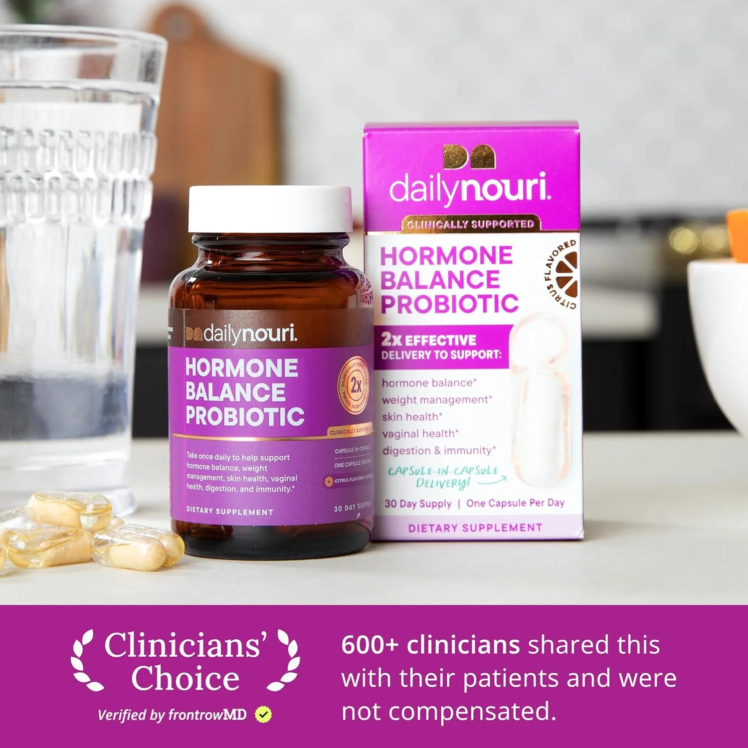 Hormone Balance Probiotic for Women with Vegan Omega Oil - Image 3