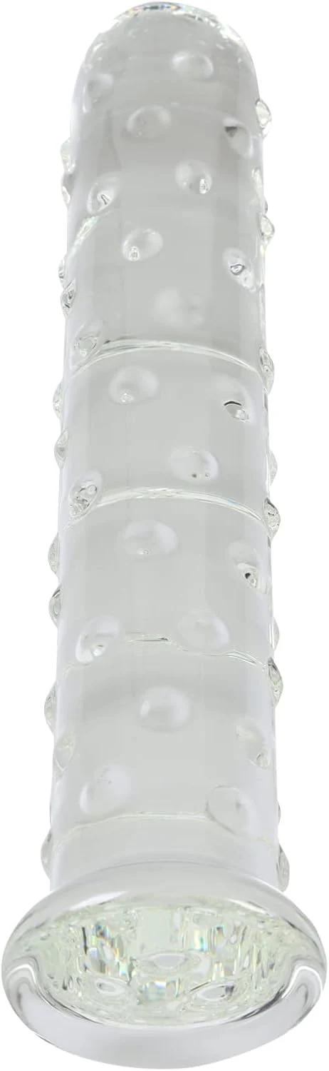 IceFire Textured Glass Dildo Wand - Image 4
