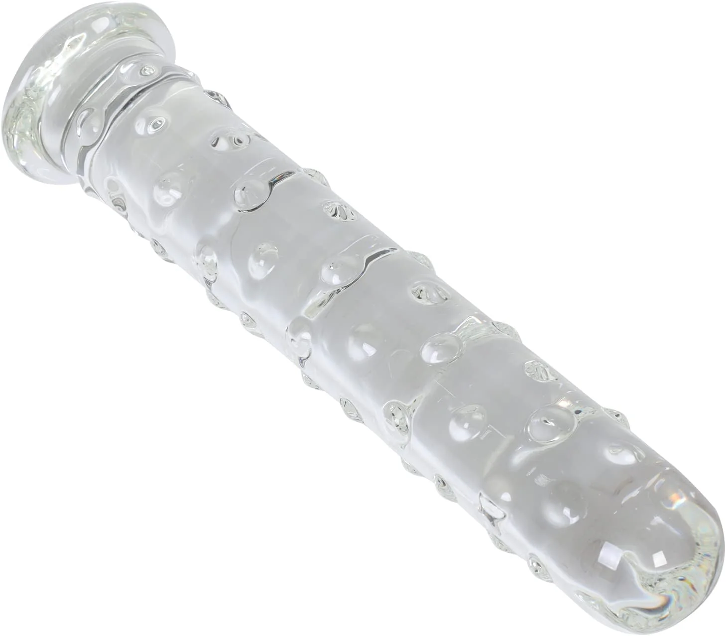 IceFire Textured Glass Dildo Wand - Image 5
