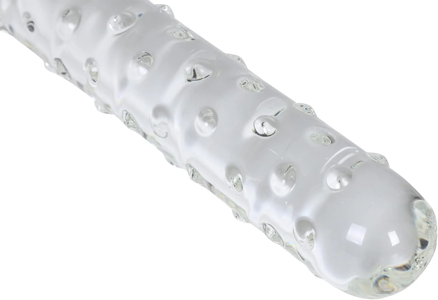 IceFire Textured Glass Dildo Wand - Image 8